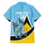 Custom Saint Lucia Cricket Family Matching Puletasi and Hawaiian Shirt Go Champions - National Color