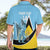 Custom Saint Lucia Cricket Hawaiian Shirt Go Champions - National Color - Wonder Print Shop