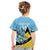 Custom Saint Lucia Cricket Kid T Shirt Go Champions - National Color - Wonder Print Shop