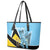 Custom Saint Lucia Cricket Leather Tote Bag Go Champions - National Color