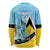 Custom Saint Lucia Cricket Long Sleeve Shirt Go Champions - National Color - Wonder Print Shop