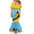 Custom Saint Lucia Cricket Mermaid Dress Go Champions - National Color - Wonder Print Shop