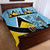 Custom Saint Lucia Cricket Quilt Bed Set Go Champions - National Color - Wonder Print Shop