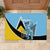 Custom Saint Lucia Cricket Rubber Doormat Go Champions - National Color - Wonder Print Shop