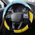 Saint Lucia Cricket Steering Wheel Cover Go Champions - National Color - Wonder Print Shop