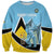 Custom Saint Lucia Cricket Sweatshirt Go Champions - National Color - Wonder Print Shop