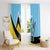 Custom Saint Lucia Cricket Window Curtain Go Champions - National Color - Wonder Print Shop