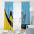 Custom Saint Lucia Cricket Window Curtain Go Champions - National Color - Wonder Print Shop