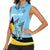 Custom Saint Lucia Cricket Women Sleeveless Polo Shirt Go Champions - National Color - Wonder Print Shop