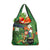 Happy Saint Patrick's Day Grocery Bag Leprechaun With Irish Harp - Shamrock Pattern