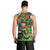 Happy Saint Patrick's Day Men Tank Top Leprechaun With Irish Harp - Shamrock Pattern