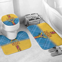 US Virgin Islands Bathroom Set Madras Pattern Gradient Style - Wonder Print Shop