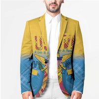 US Virgin Islands Blazer Madras Pattern Gradient Style - Wonder Print Shop