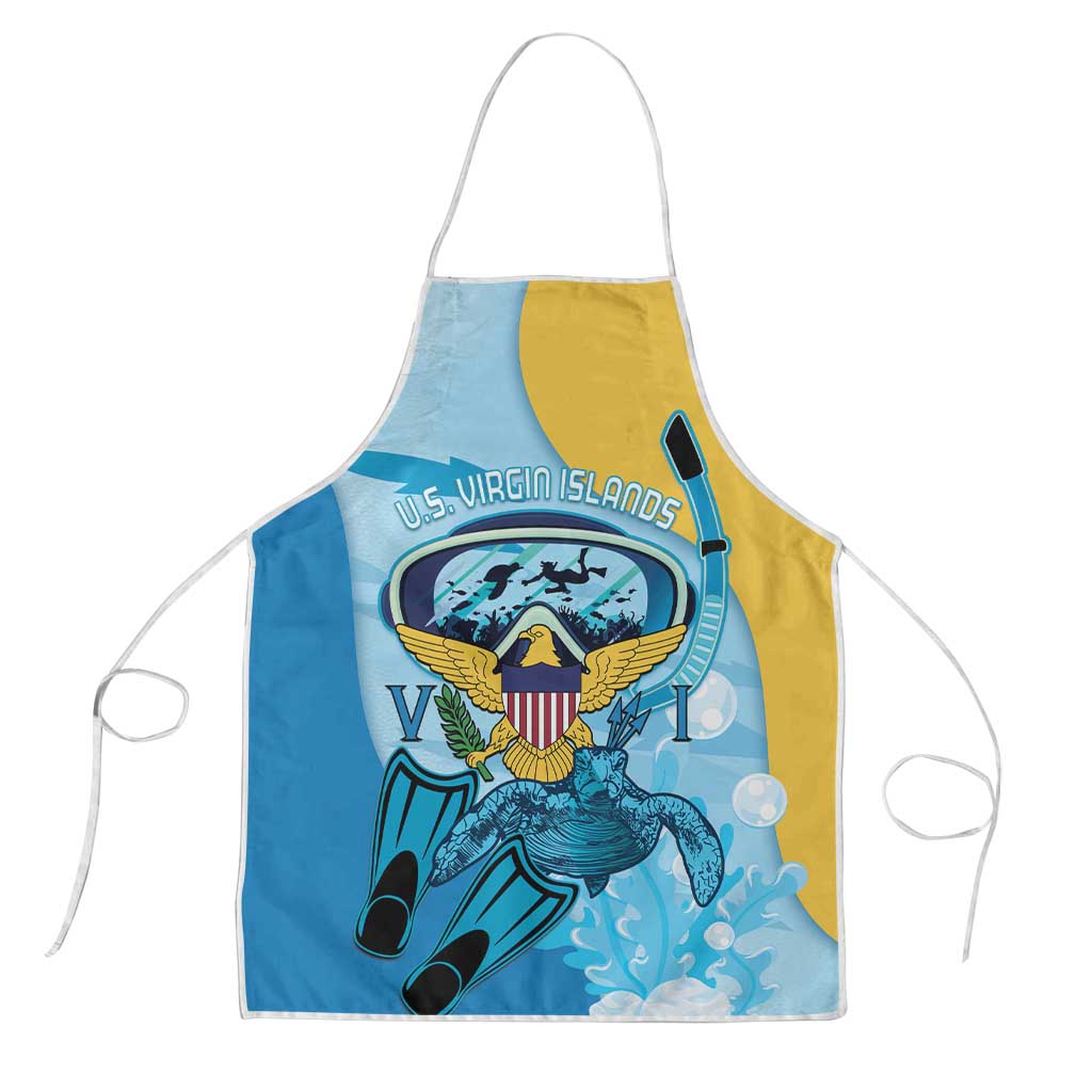 US Virgin Islands Snorkeling Apron Sea Turtle Snorkel Ocean Style - Wonder Print Shop