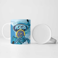US Virgin Islands Snorkeling Ceramic Mug Sea Turtle Snorkel Ocean Style - Wonder Print Shop