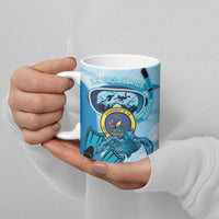 US Virgin Islands Snorkeling Ceramic Mug Sea Turtle Snorkel Ocean Style - Wonder Print Shop