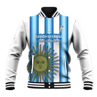 Argentina Football Custom Baseball Jacket Vamos La Albiceleste 2026 Version - Wonder Print Shop