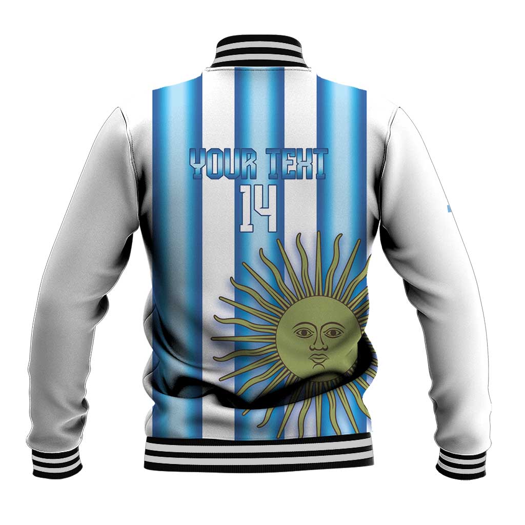 Argentina Football Custom Baseball Jacket Vamos La Albiceleste 2026 Version - Wonder Print Shop