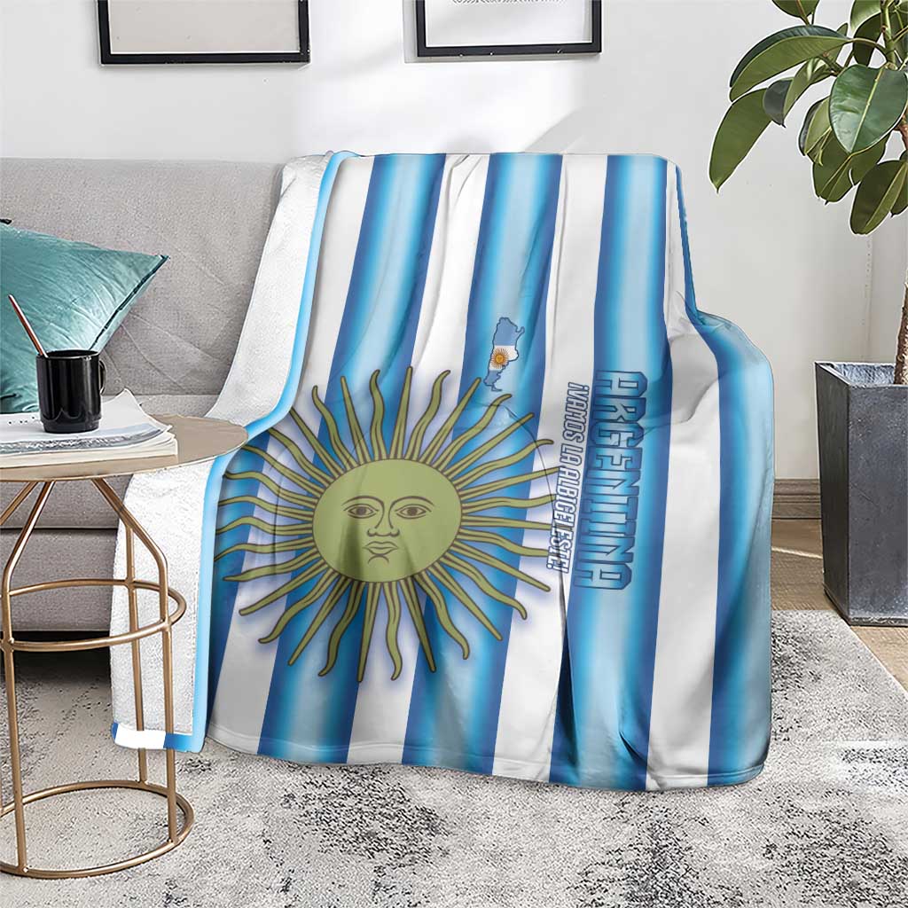 Argentina Football Blanket Vamos La Albiceleste 2026 Version - Wonder Print Shop