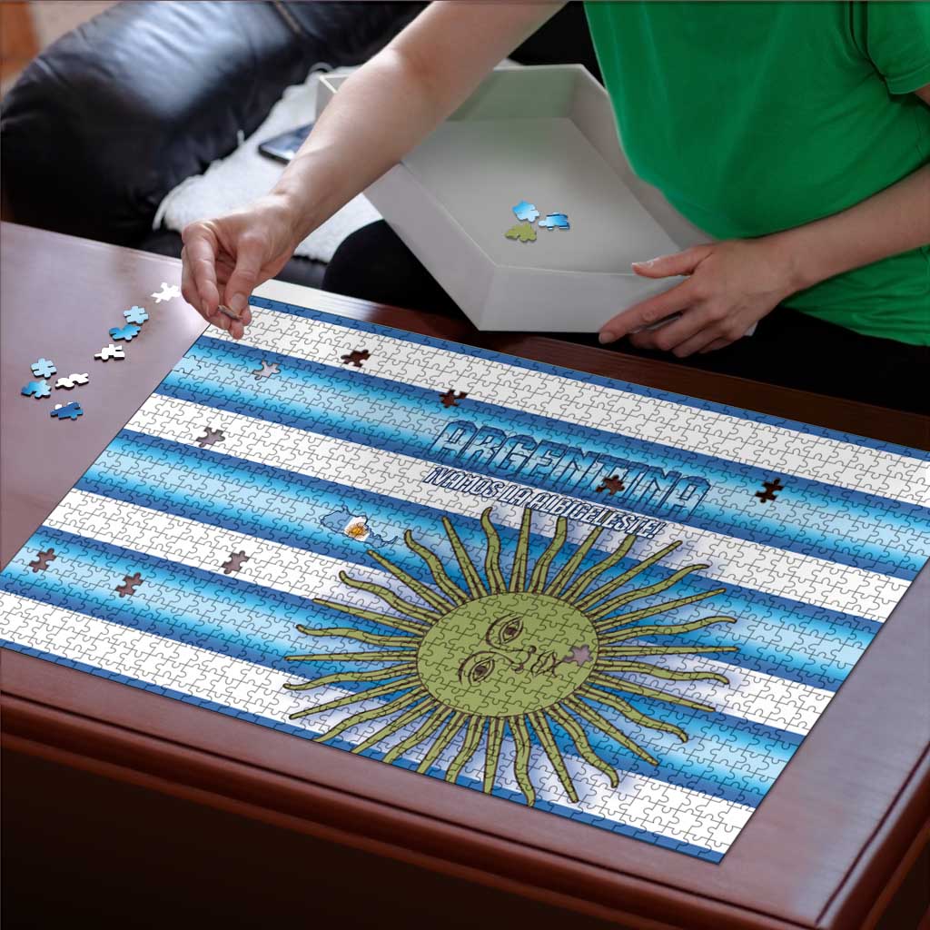 Argentina Football Puzzle Vamos La Albiceleste 2026 Version - Wonder Print Shop