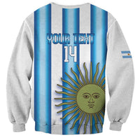 Argentina Football Custom Sweatshirt Vamos La Albiceleste 2026 Version - Wonder Print Shop