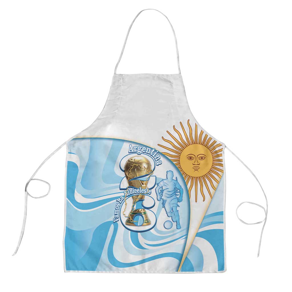 Argentina Football Apron 2026 Trophy Vamos La Albiceleste - Wonder Print Shop