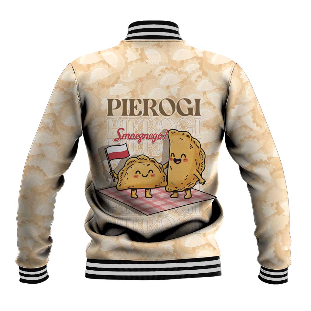 Poland Pierogi Baseball Jacket Cute Polish Dumplings Smacznego