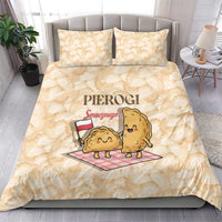 Poland Pierogi Bedding Set Cute Polish Dumplings Smacznego