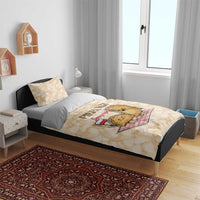 Poland Pierogi Bedding Set Cute Polish Dumplings Smacznego
