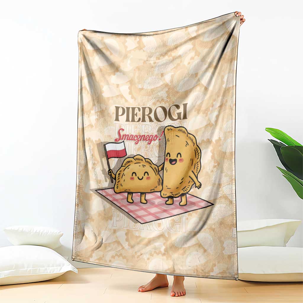 Poland Pierogi Blanket Cute Polish Dumplings Smacznego
