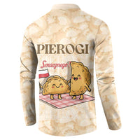 Poland Pierogi Button Sweatshirt Cute Polish Dumplings Smacznego