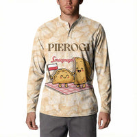 Poland Pierogi Button Sweatshirt Cute Polish Dumplings Smacznego