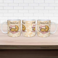 Poland Pierogi Ceramic Mug Cute Polish Dumplings Smacznego