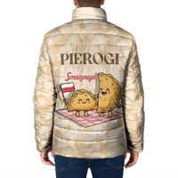 Poland Pierogi Padded Jacket Cute Polish Dumplings Smacznego