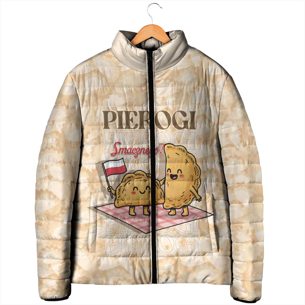 Poland Pierogi Padded Jacket Cute Polish Dumplings Smacznego