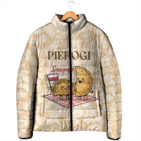 Poland Pierogi Padded Jacket Cute Polish Dumplings Smacznego
