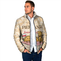 Poland Pierogi Padded Jacket Cute Polish Dumplings Smacznego