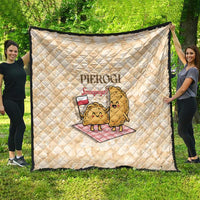 Poland Pierogi Quilt Cute Polish Dumplings Smacznego