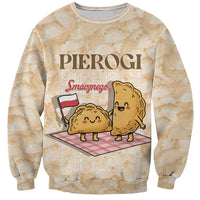 Poland Pierogi Sweatshirt Cute Polish Dumplings Smacznego