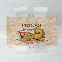 Poland Pierogi Tablecloth Cute Polish Dumplings Smacznego