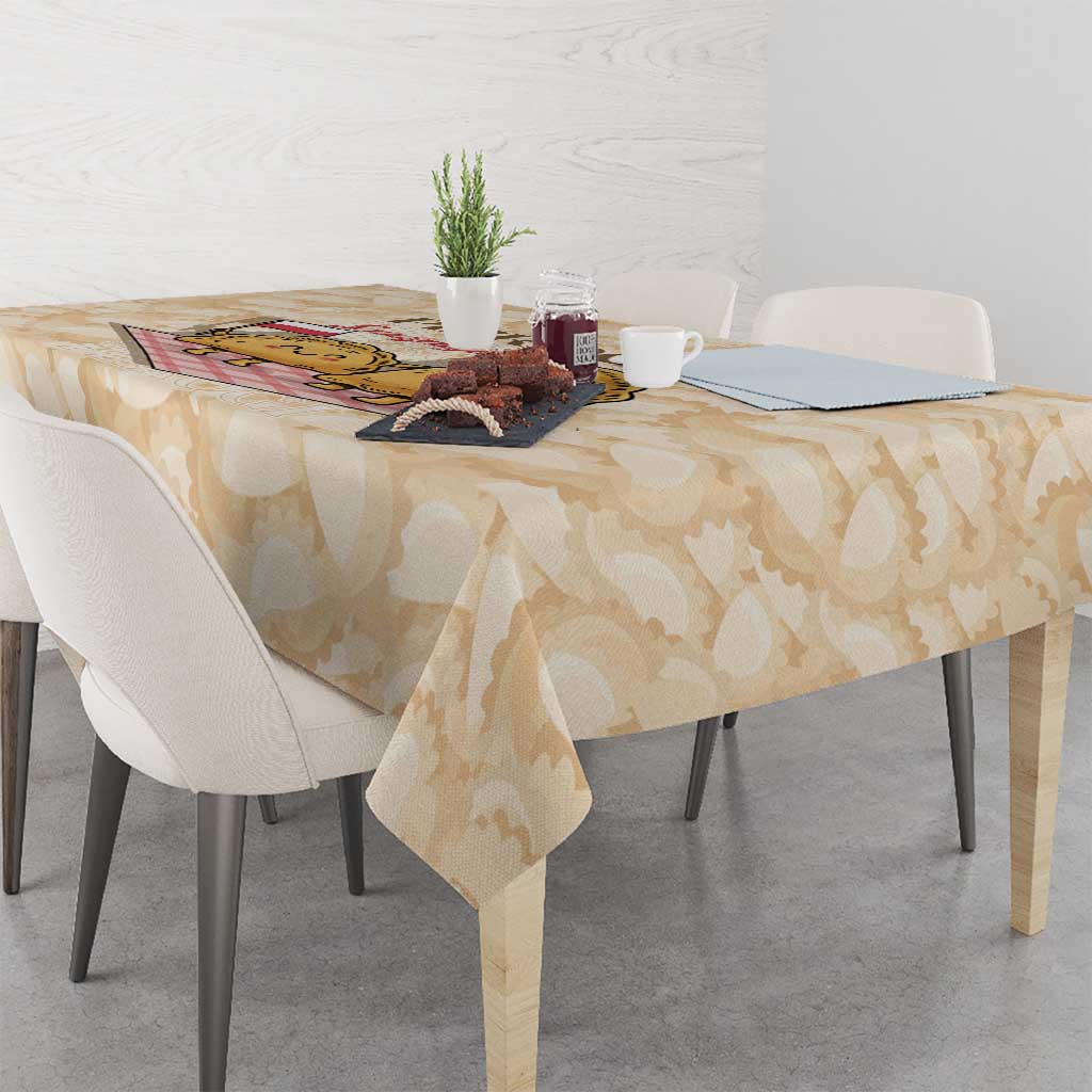 Poland Pierogi Tablecloth Cute Polish Dumplings Smacznego
