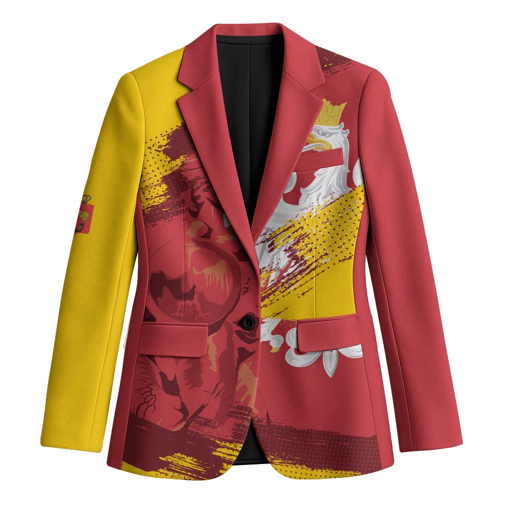 Mermaid of Warsaw Poland Blazer Polish Capital City Grunge Style
