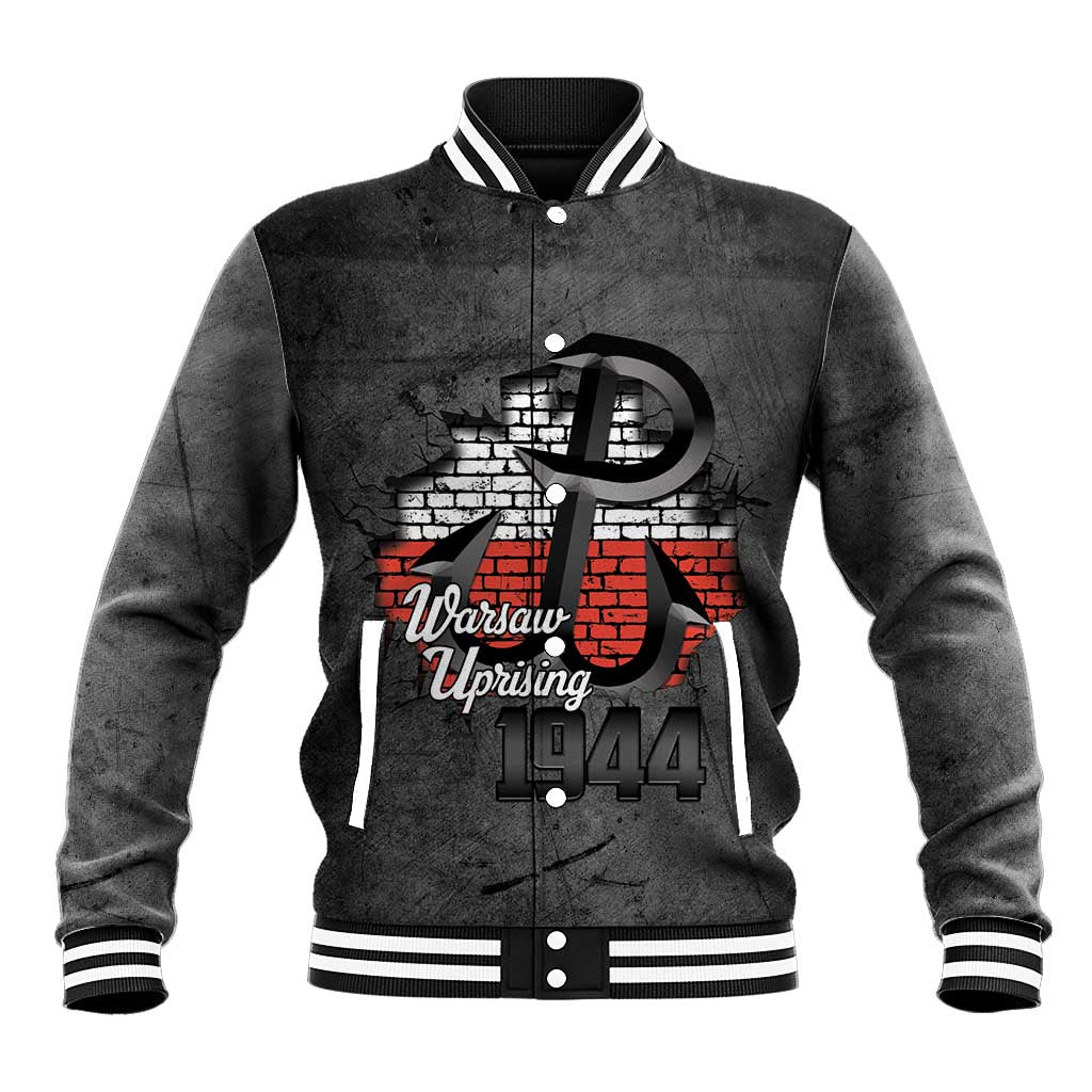 Warsaw Uprising 1944 Poland Baseball Jacket Polish Anchor Kotwica