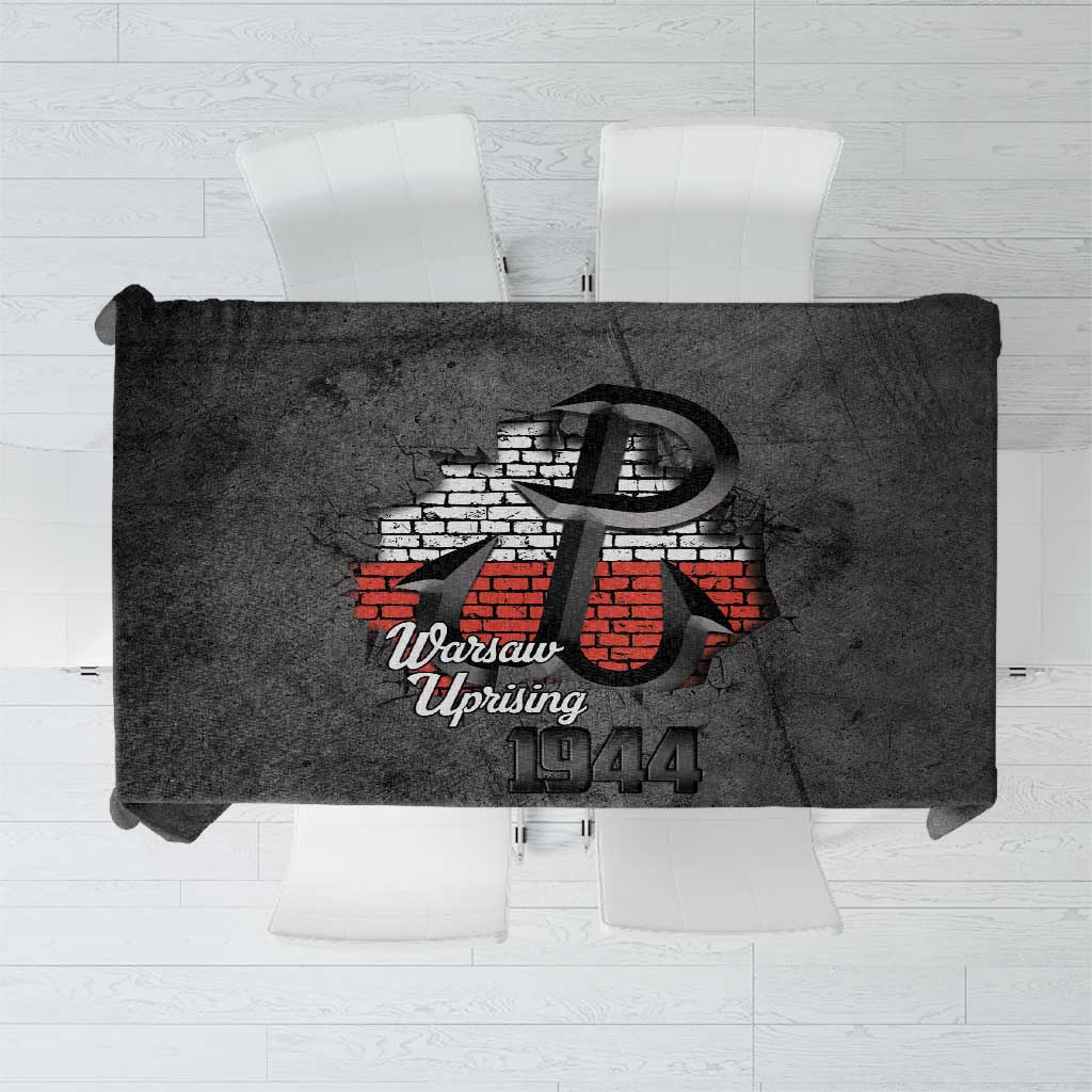 Warsaw Uprising 1944 Poland Tablecloth Polish Anchor Kotwica