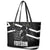 South Africa Freedom Day Leather Tote Bag Nelson Mandela With Map