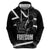 South Africa Freedom Day Zip Hoodie Nelson Mandela With Map