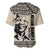 South Africa Nelson Mandela - Father Of Nation Baseball Jersey Vintage African Pattern