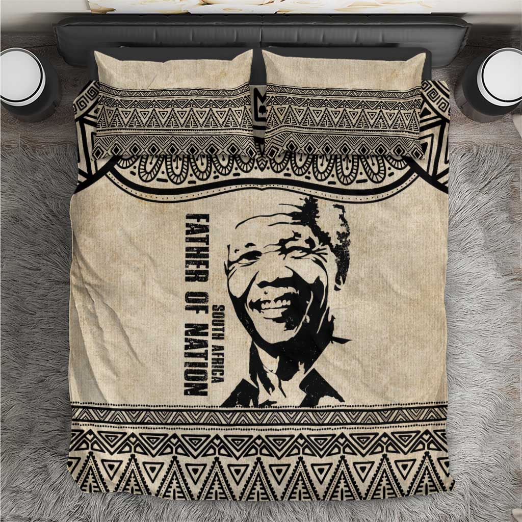 South Africa Nelson Mandela - Father Of Nation Bedding Set Vintage African Pattern