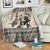 South Africa Nelson Mandela - Father Of Nation Blanket Vintage African Pattern