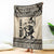 South Africa Nelson Mandela - Father Of Nation Blanket Vintage African Pattern